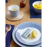 Royal Doulton Pacific Blue Dots 16-piece dinnerware set, imported from the UK