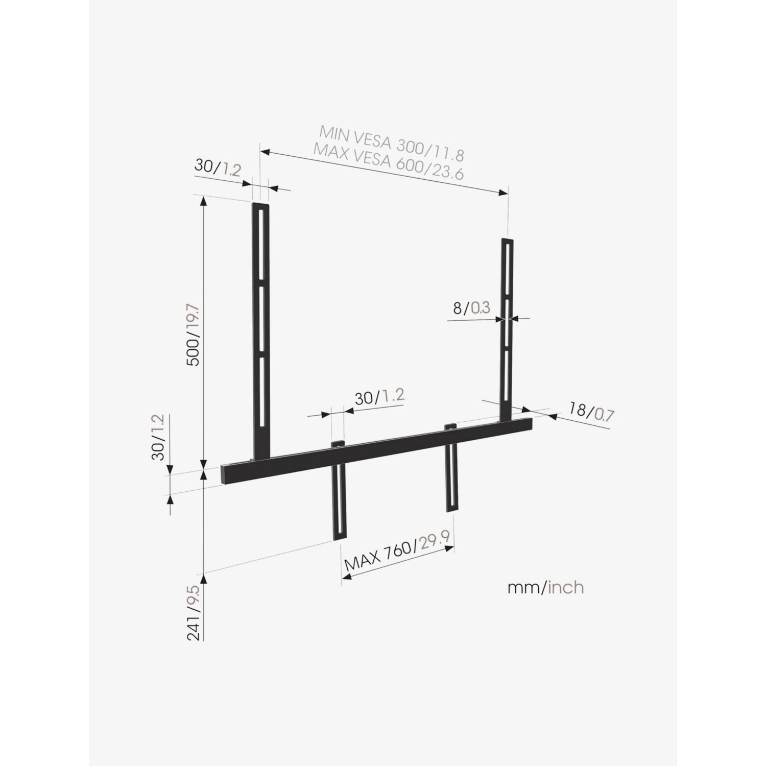 Vogel's sound bar bracket 3550 (British brand)