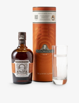 Diplomático Matuano rum gift set with highball glass 700ml, UK version