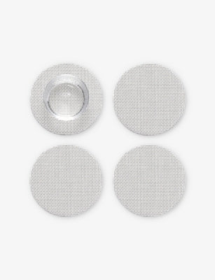 Chilewich basketweave mist coasters set of four, UK version