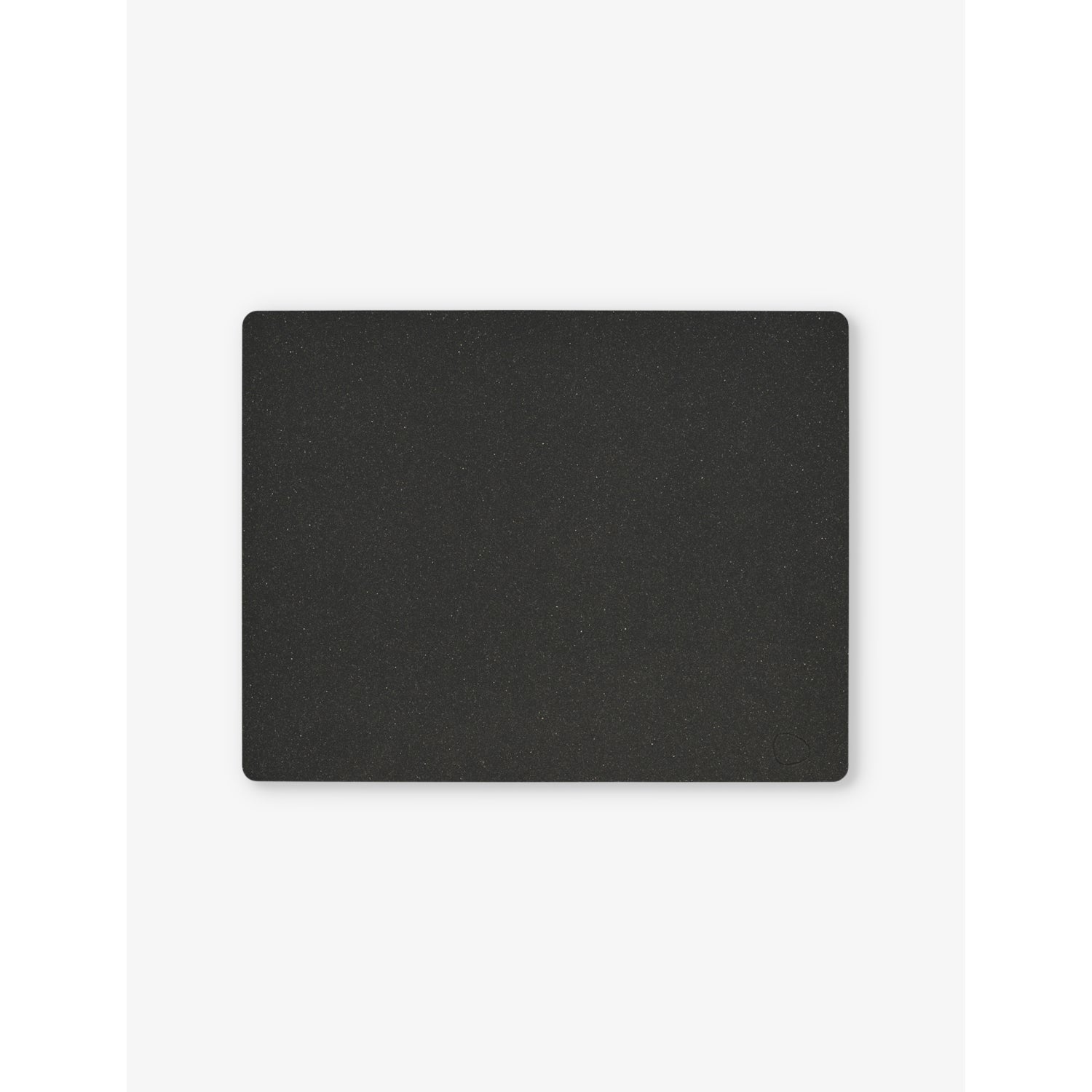 Nupo Flecked leather placemat 45cm x 35cm - ANTHRACITE