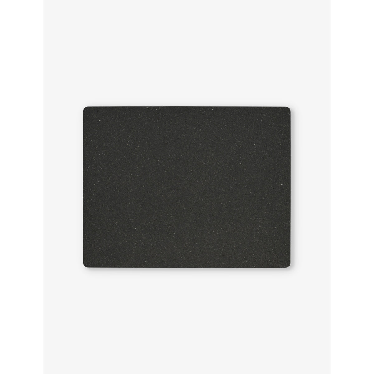 Nupo Flecked leather placemat 45cm x 35cm - ANTHRACITE