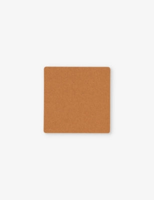 Nupo flecked square leather coaster 10cm (British brand)