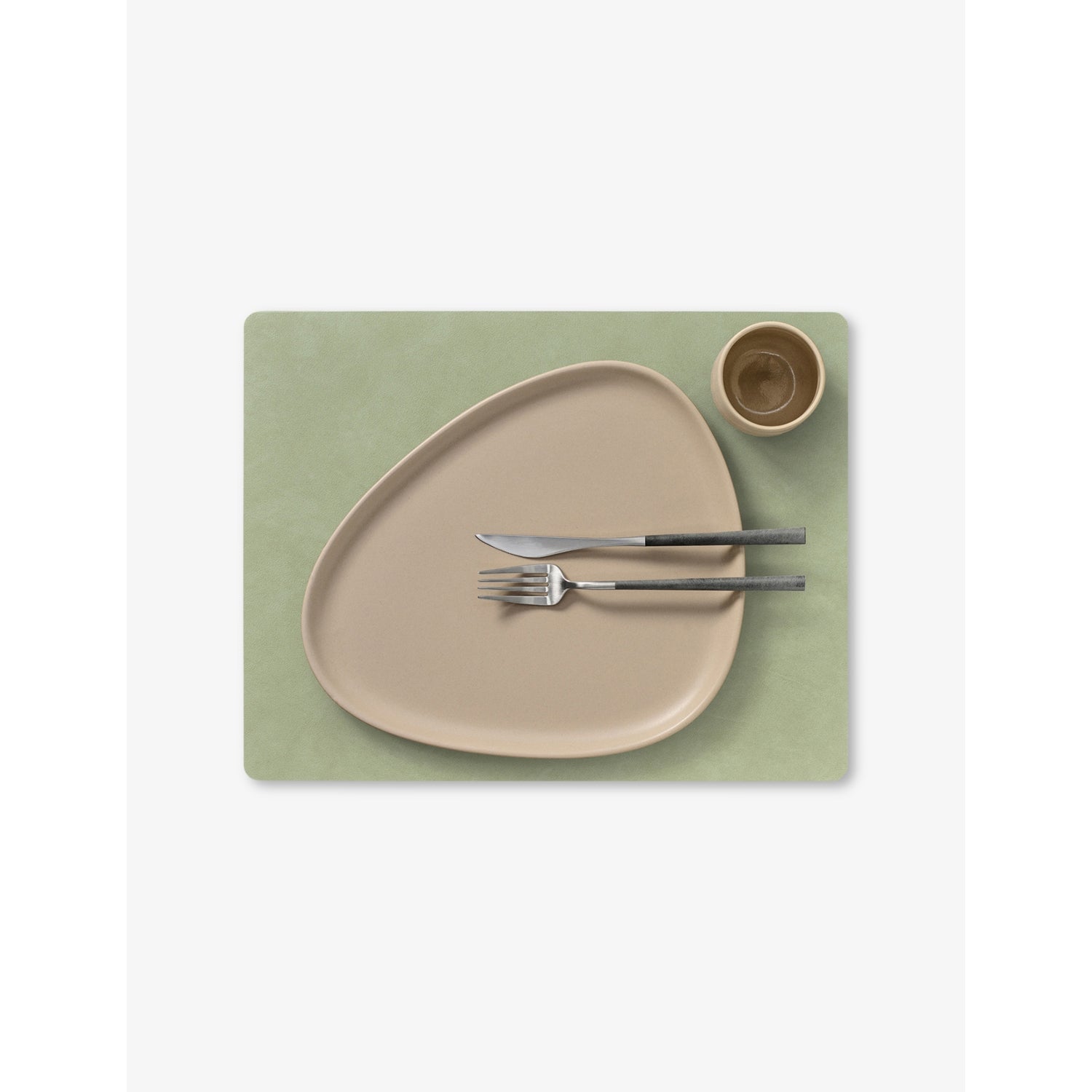LIND DNA reversible leather table mat 35cm x 45cm, UK version