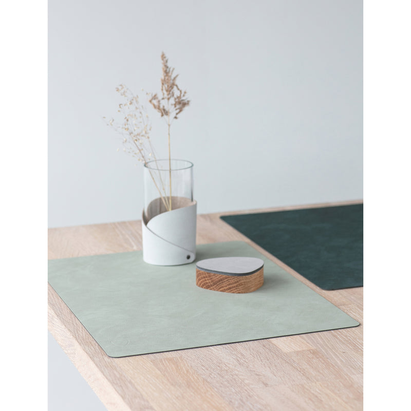 LIND DNA reversible leather table mat 35cm x 45cm, UK version