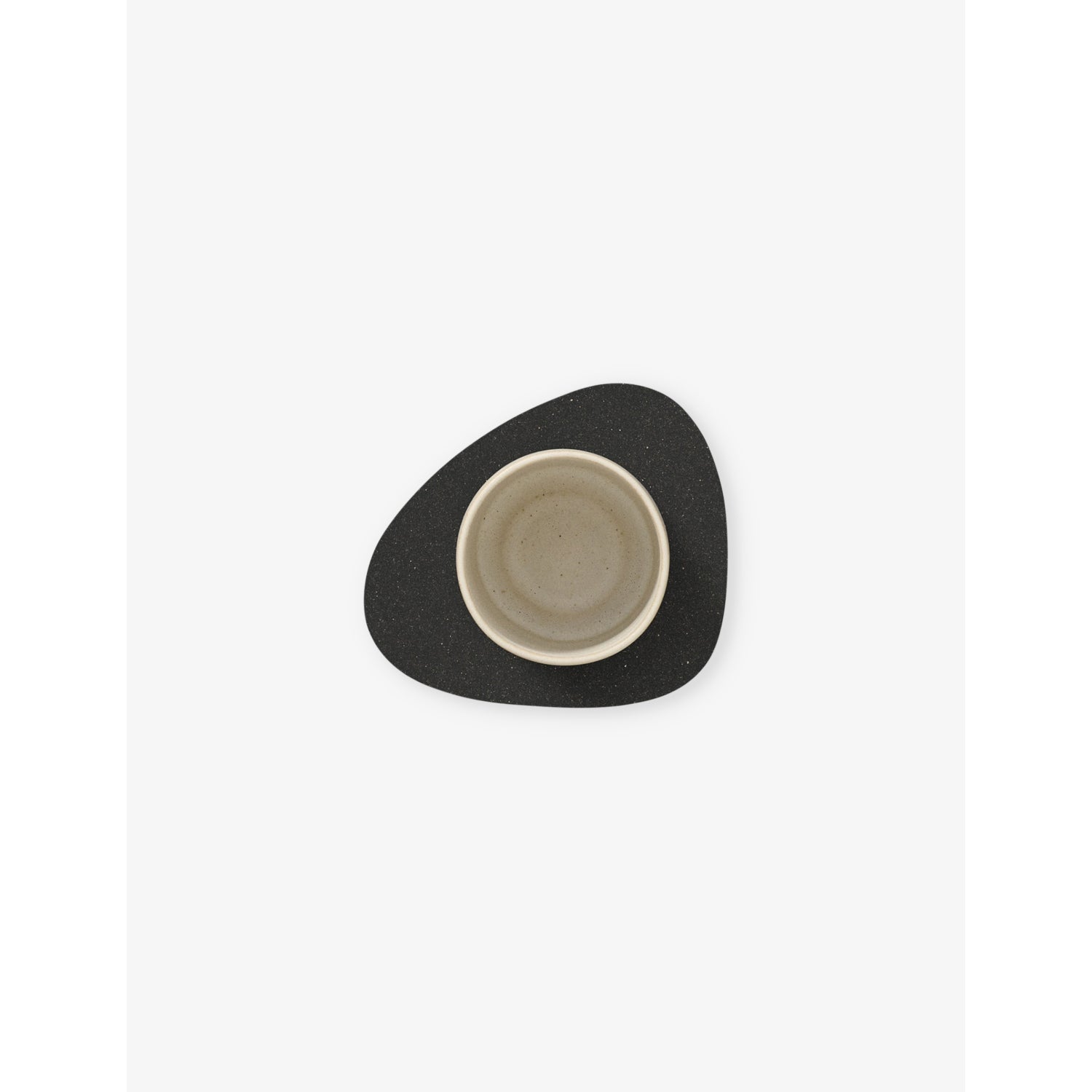 Lind DNA Nupo flecked leather coaster 13.5cm x 11cm - British product