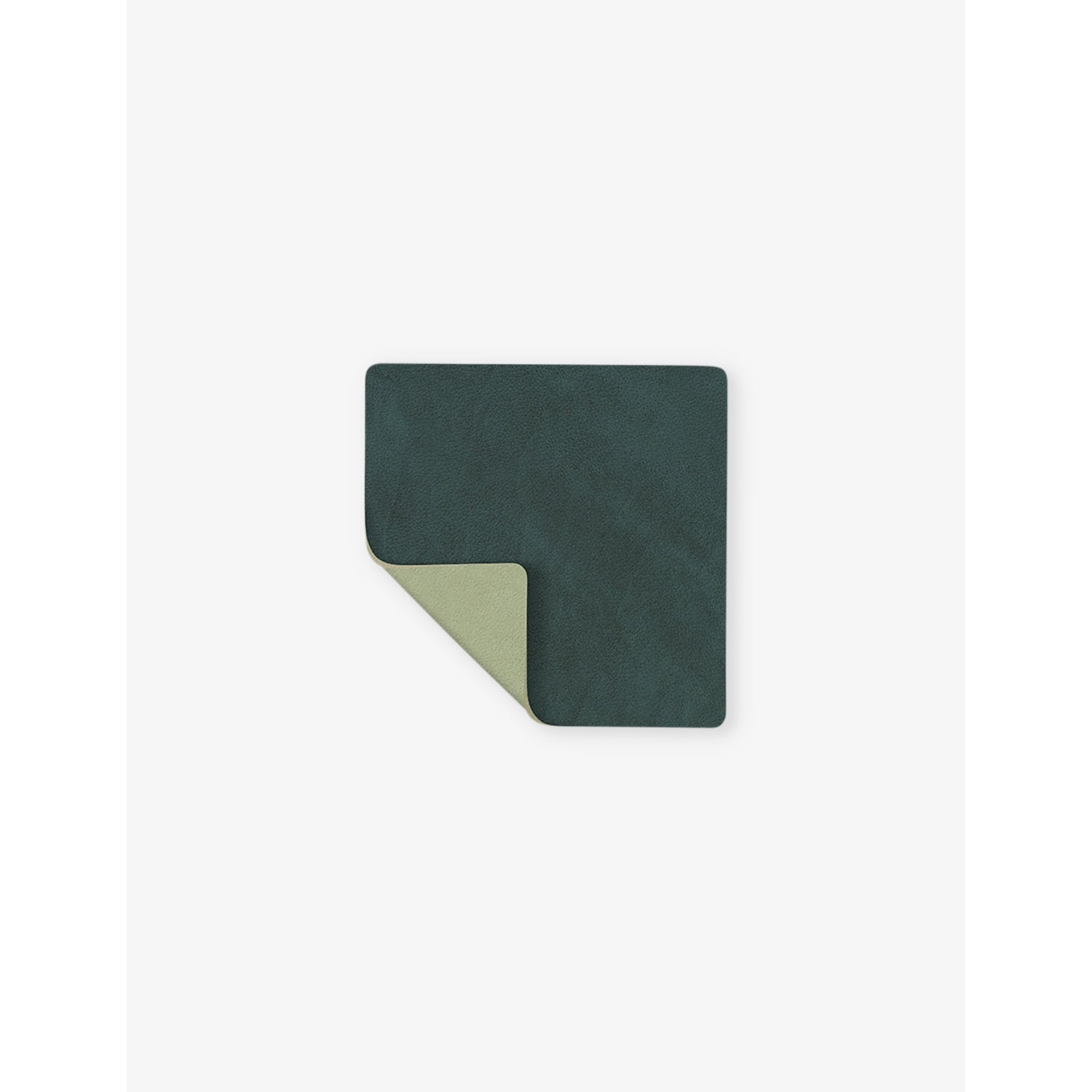 Lind DNA reversible Nupo Double leather coaster 10cm x 10cm (British brand)