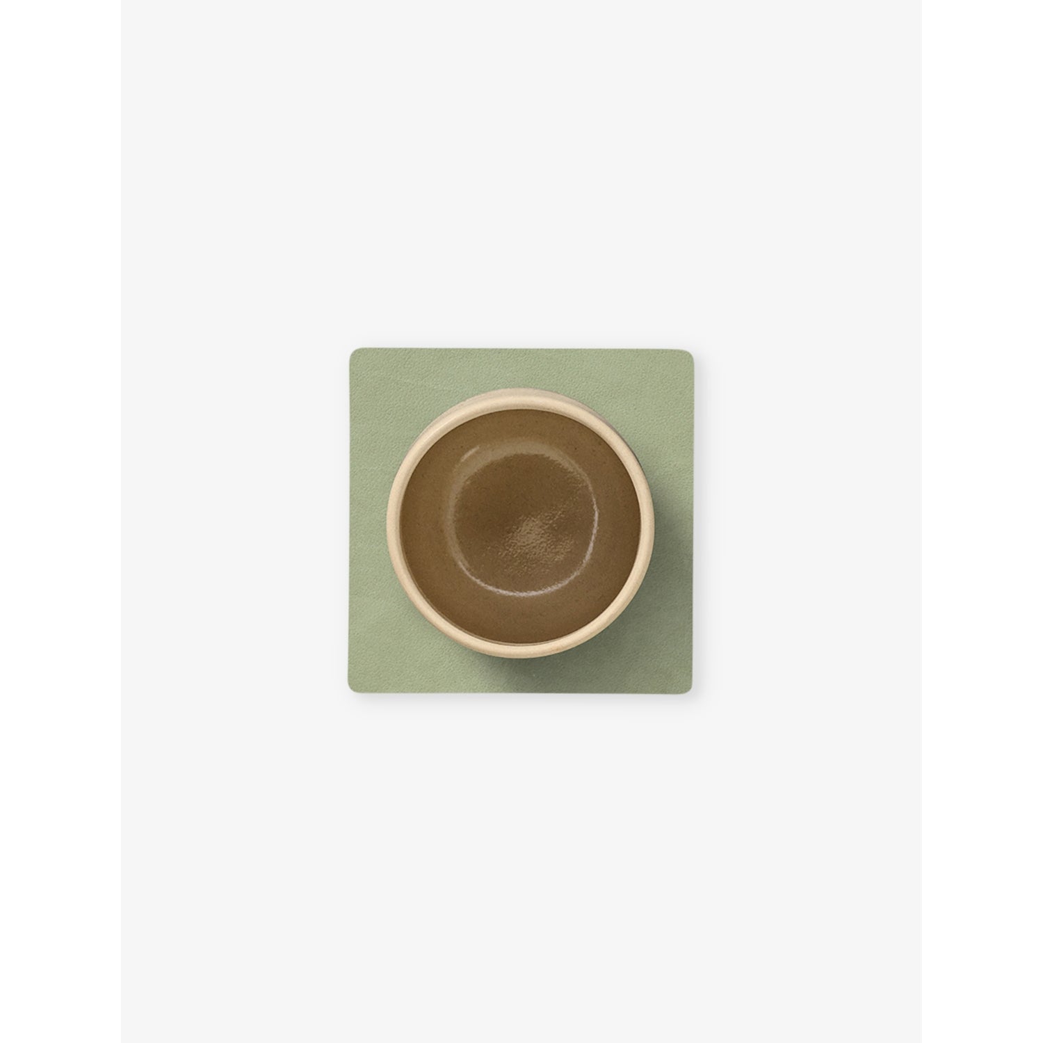 Lind DNA reversible Nupo Double leather coaster 10cm x 10cm (British brand)