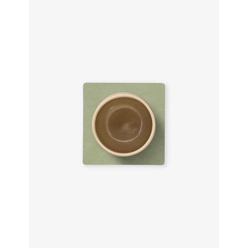 Lind DNA reversible Nupo Double leather coaster 10cm x 10cm (British brand)