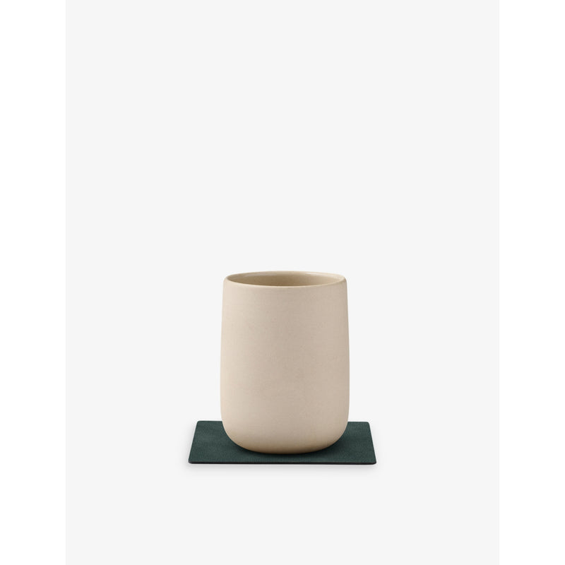 Lind DNA reversible Nupo Double leather coaster 10cm x 10cm (British brand)