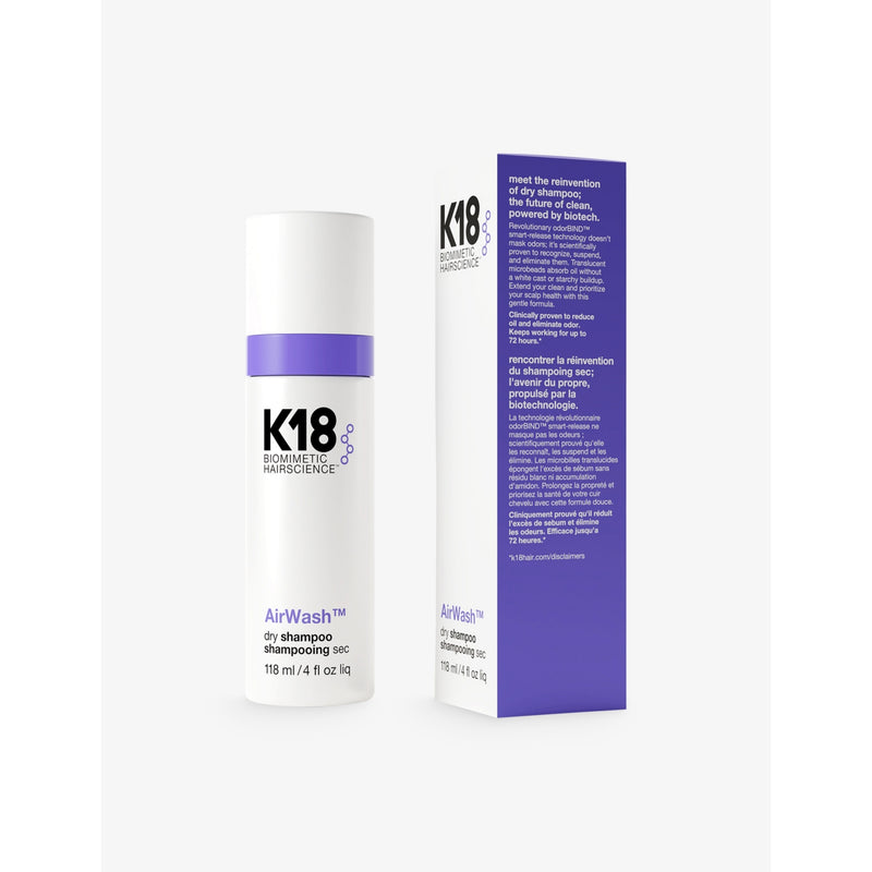 K18 AirWash dry shampoo 118ml (British brand)