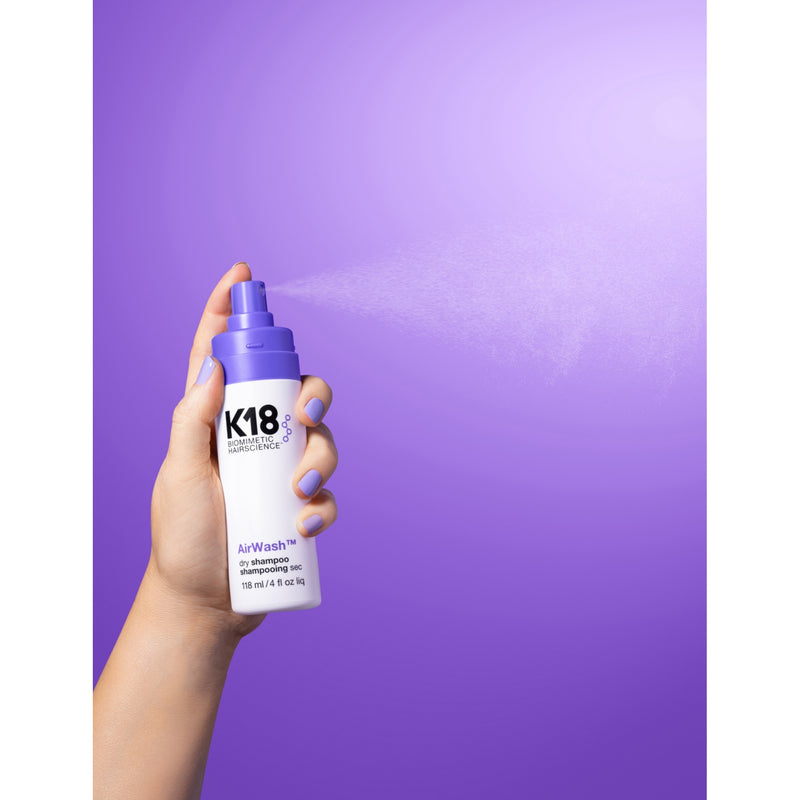 K18 AirWash dry shampoo 118ml (British brand)
