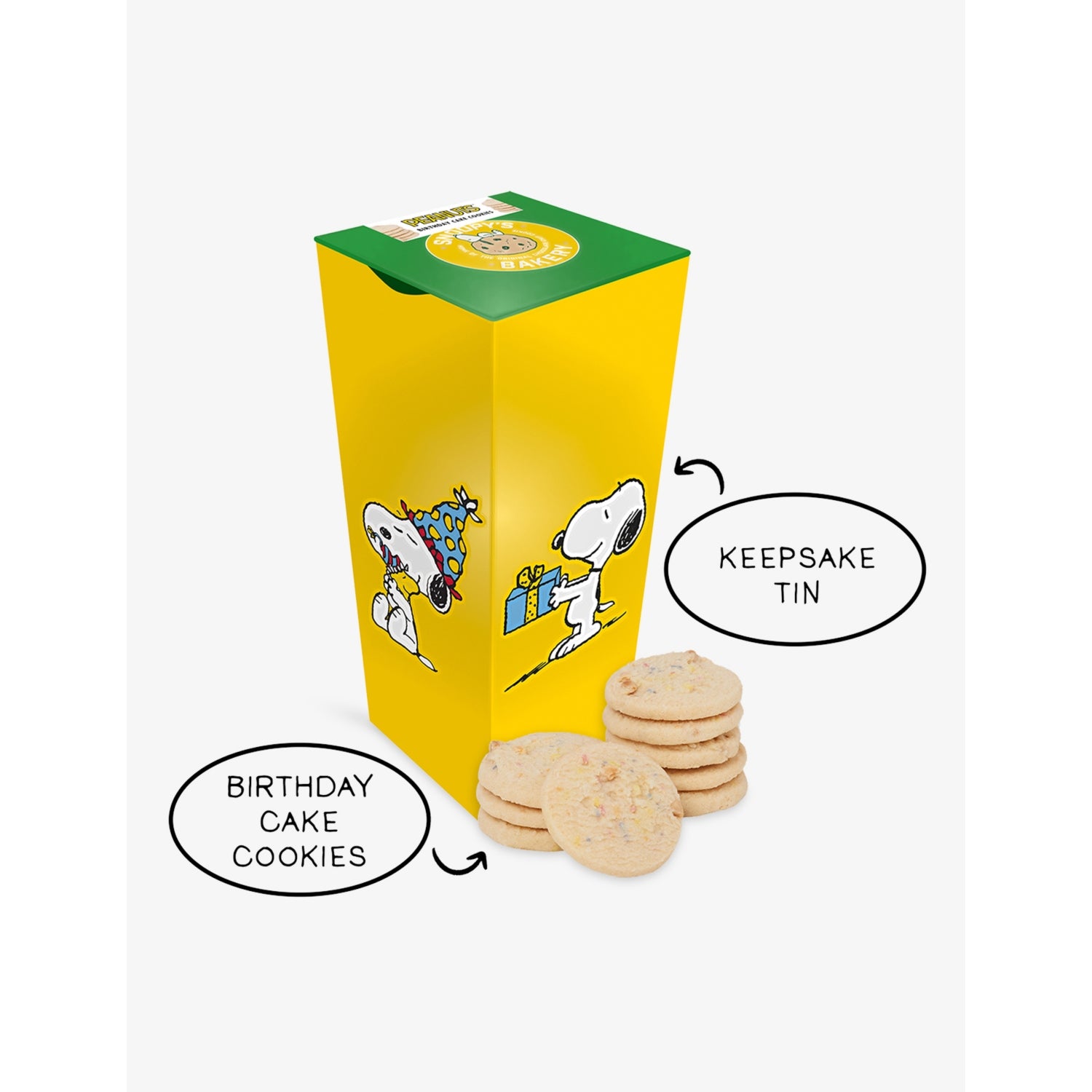 Snoopy birthday cake cookies 150g pack, imported from the UK