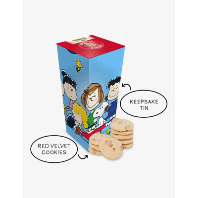 selfridges Snoopy & Friends Toasted Marshmallow Cookies Tin 150g- Buy online at McGrocer