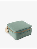 Monica Vinader logo-embossed leather jewellery box (British brand)