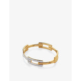 Monica Vinader yellow gold vermeil diamond bangle, UK version