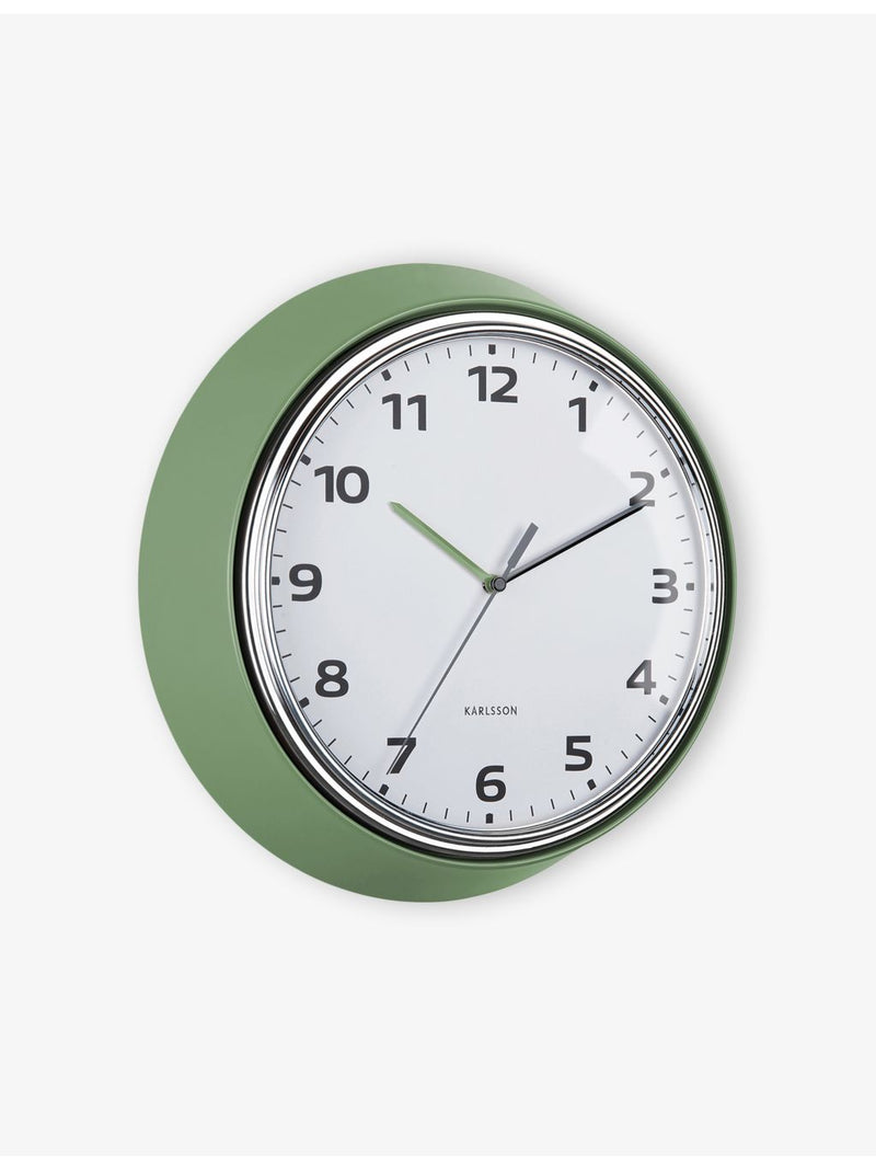 Karlsson modern retro wall clock 34cm, imported from the UK