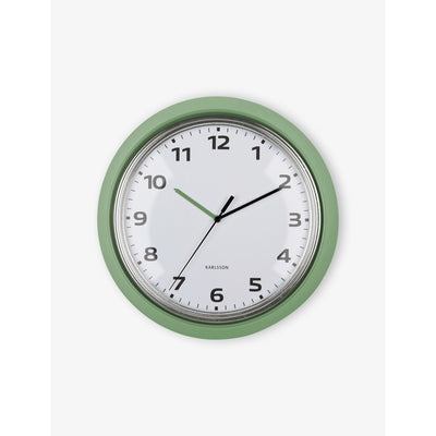 selfridges Karlsson Modern Retro Analogue Wall Clock, 34cm- Buy online at McGrocer