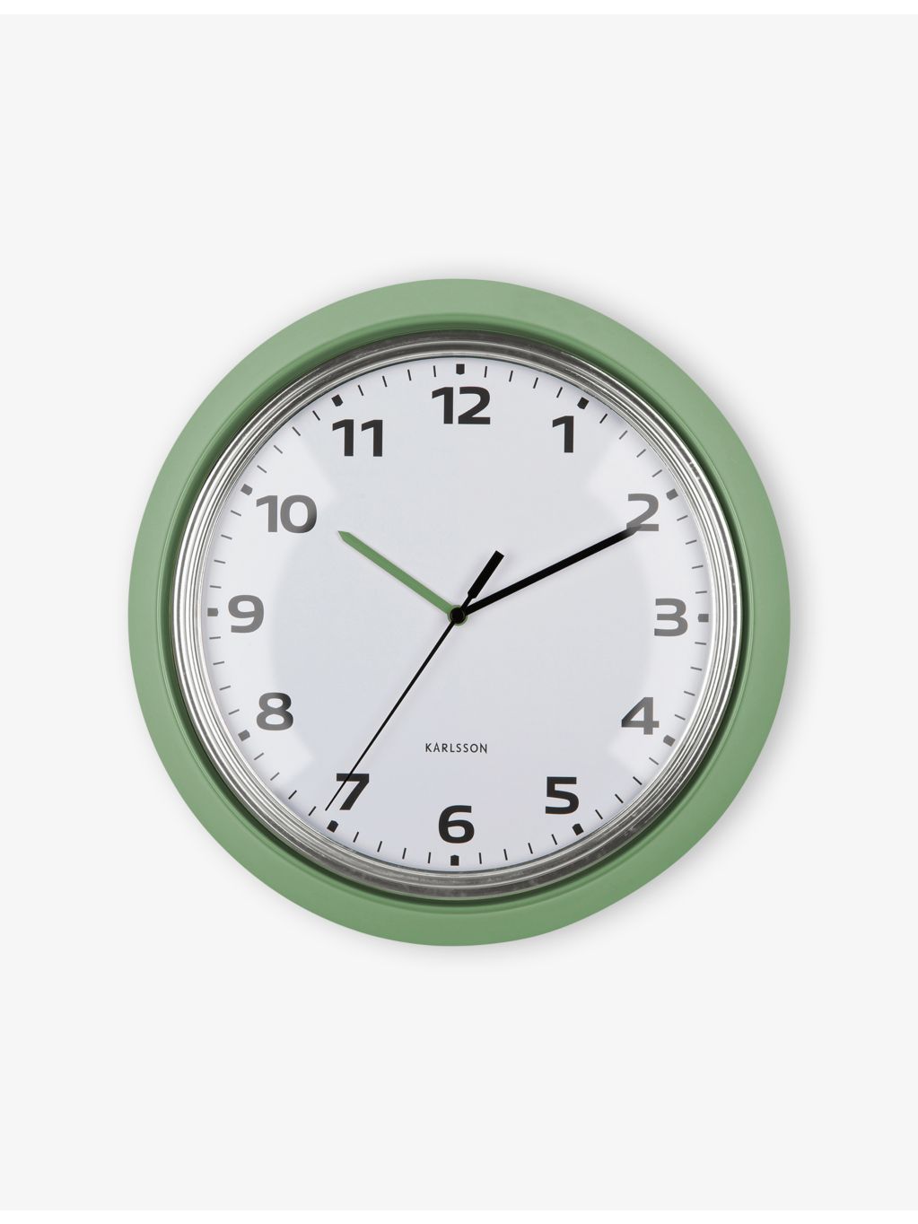 Karlsson modern retro wall clock 34cm, imported from the UK