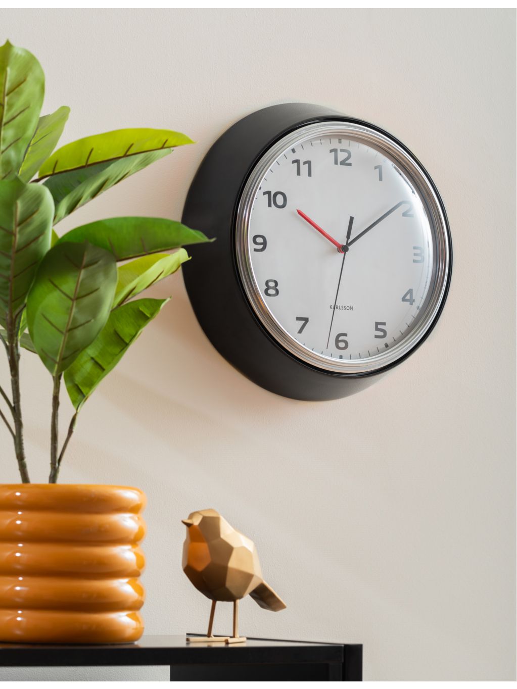 Karlsson modern retro wall clock 34cm - British product