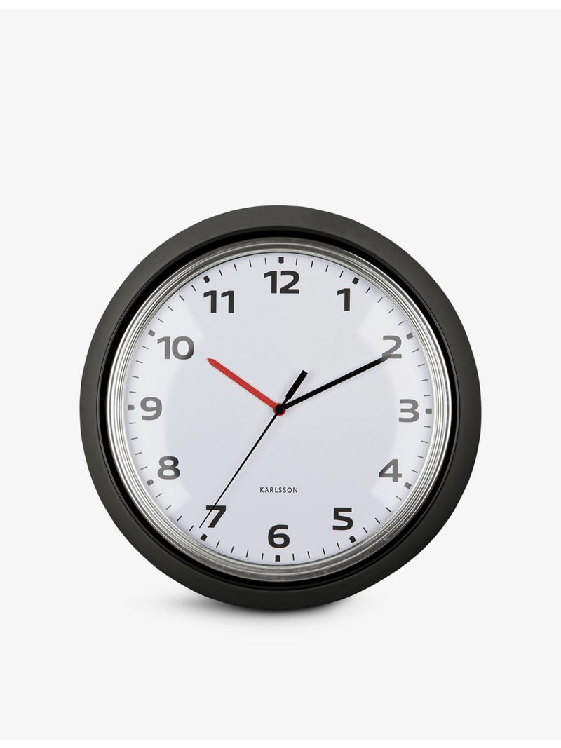 Karlsson modern retro wall clock 34cm - British product