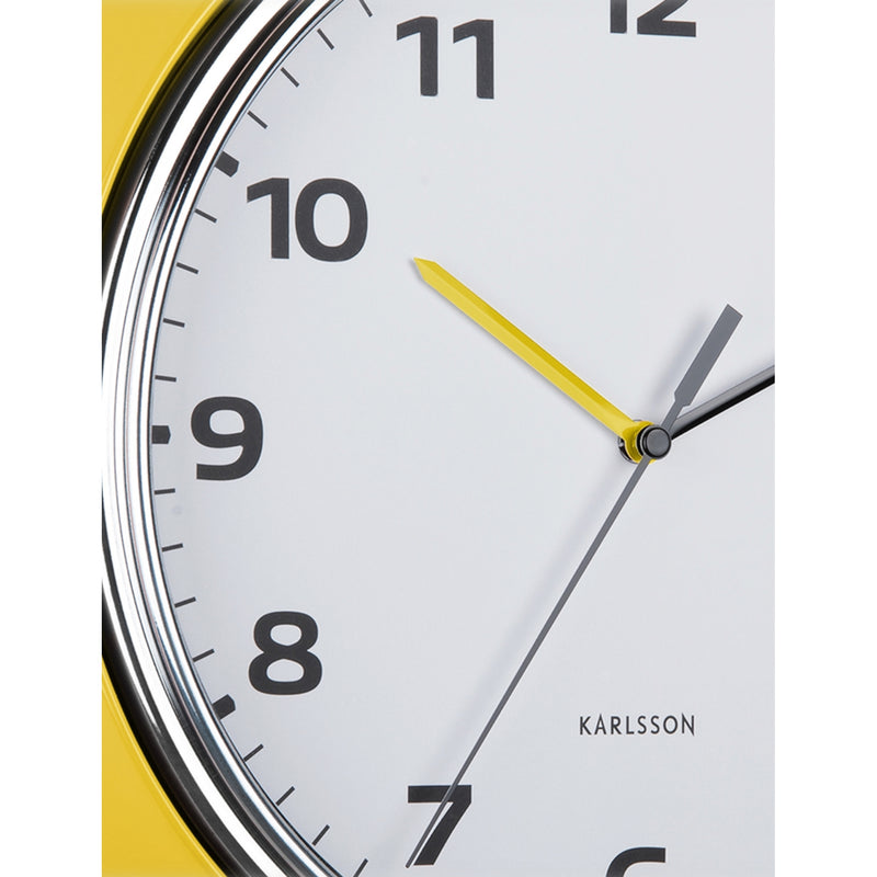 Karlsson modern retro wall clock 34cm, imported from the UK