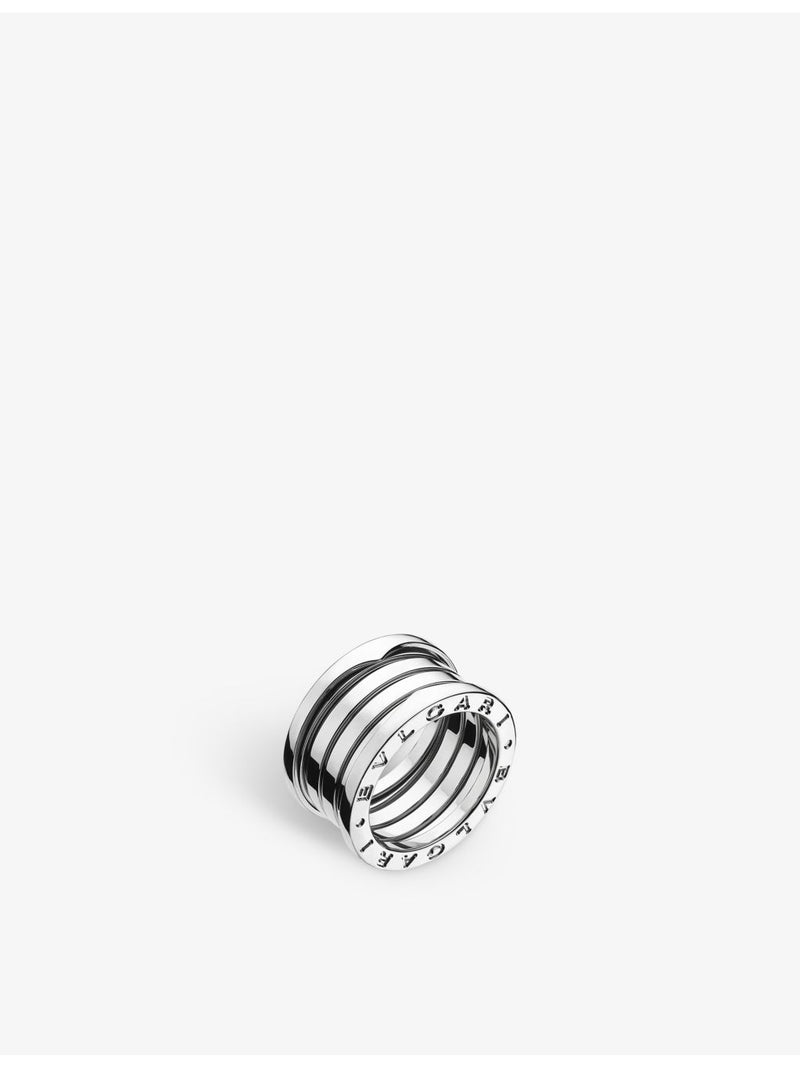 Bvlgari B.zero1 four-band 18ct white-gold ring (British brand)