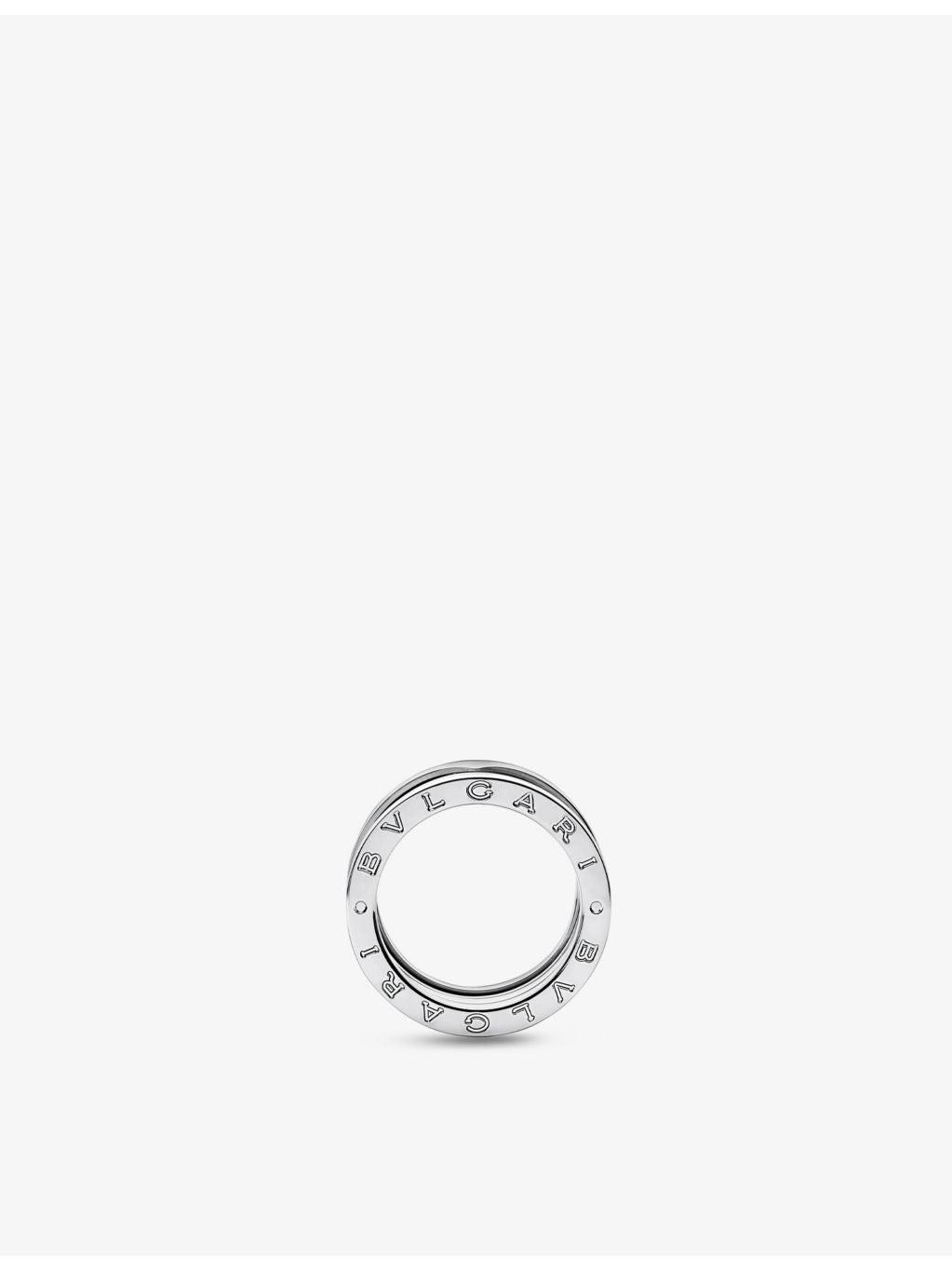 Bvlgari B.zero1 four-band 18ct white-gold ring (British brand)
