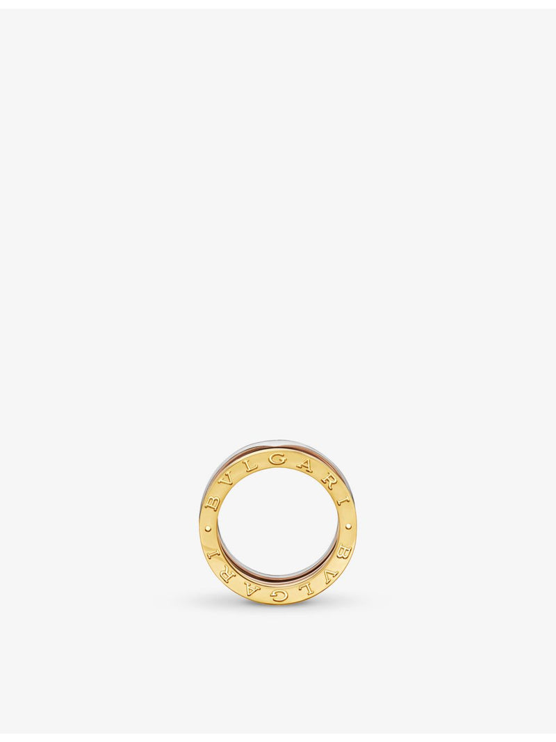Bvlgari B.zero1 four-band ring in 18ct three-tone gold, imported from the UK