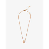 Bulgari B.zero1 rose-gold white-ceramic pendant necklace (British brand)