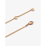 Bulgari B.zero1 rose-gold white-ceramic pendant necklace (British brand)