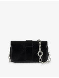 Zadig&Voltaire Kate leather wallet bag with chain strap, UK version