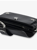 Zadig&Voltaire Kate leather wallet bag with chain strap, UK version