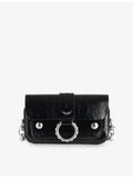 Zadig&Voltaire Kate leather wallet bag with chain strap, UK version