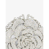 DUNE metal clutch with diamante flower design, imported from the UK