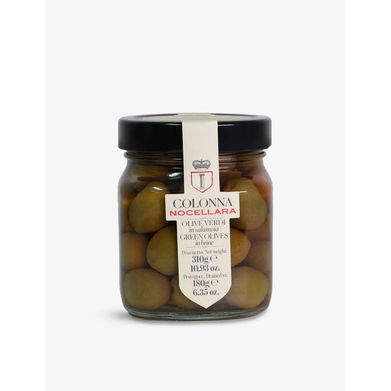 Colonna Nocellara green olives in brine 310g - British product