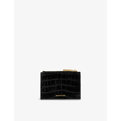 selfridges Whistles Mock-Croc Leather Coin Purse- Buy online at McGrocer