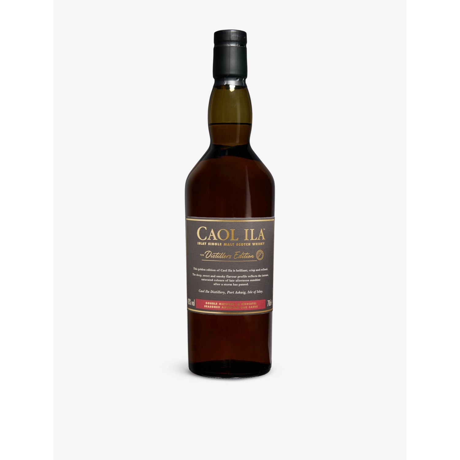 Caol Ila Distillers Edition single malt whisky 700ml, imported from the UK