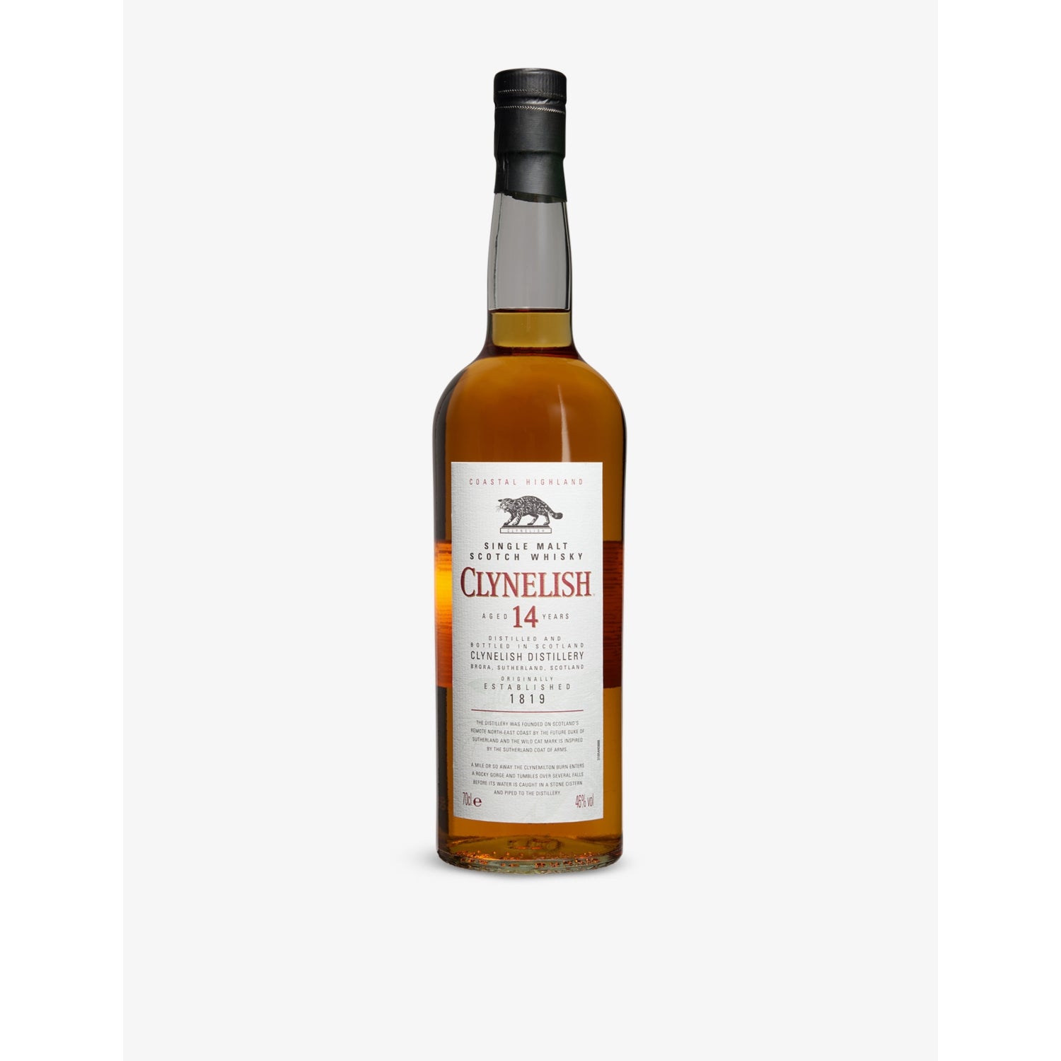 Clynelish 14-Year-Old single malt Scotch whisky 700ml, imported from the UK