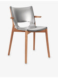 Alessi Poêle armchair in steel and beech wood - British product