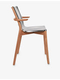 Alessi Poêle armchair in steel and beech wood - British product