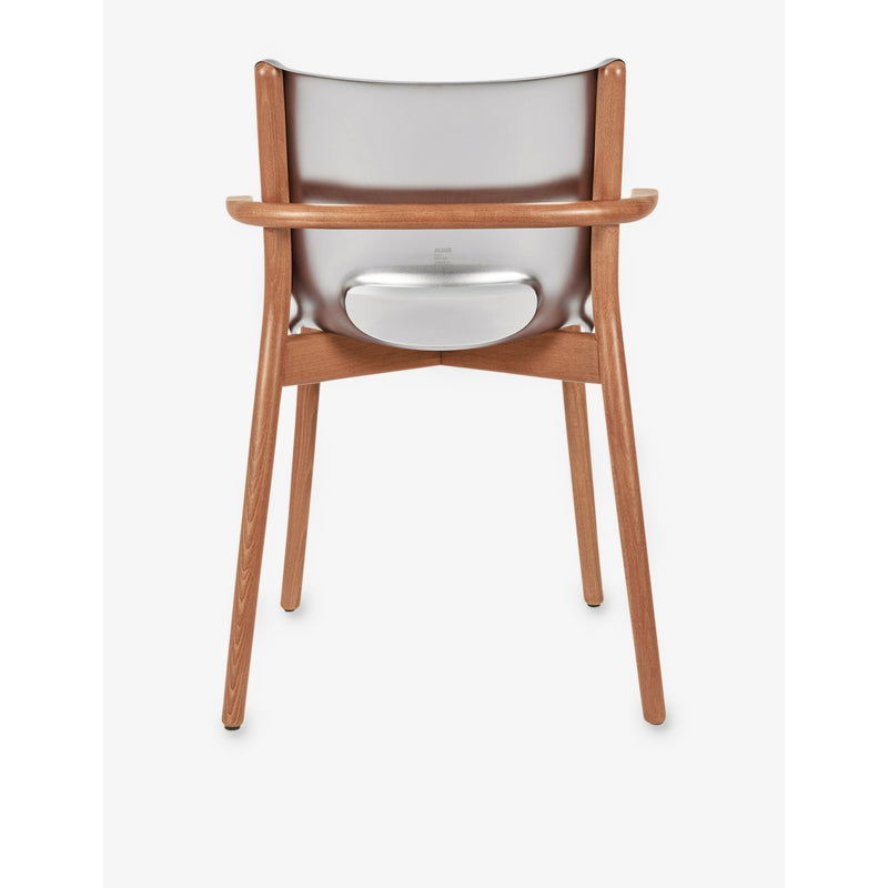Alessi Poêle armchair in steel and beech wood - British product