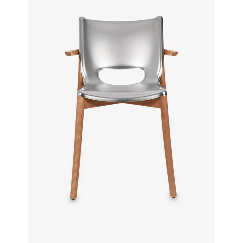 Alessi Poêle armchair in steel and beech wood - British product