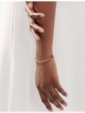 Tiffany T 18ct rose gold diamond bangle 0.31ct (British brand)