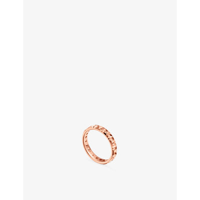 selfridges Tiffany & Co. Tiffany T True Narrow Ring 18ct Rose-Gold- Buy online at McGrocer