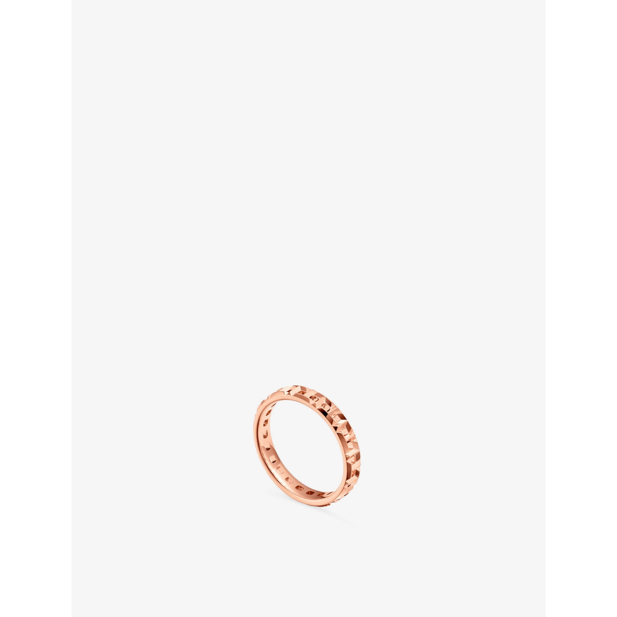 Tiffany T True Narrow Ring 18ct rose-gold ring - 5.5
