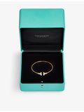 Tiffany T Wire bracelet 18ct gold mother-of-pearl, UK version
