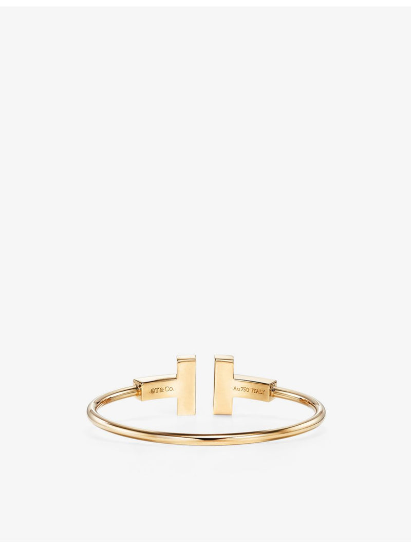 Tiffany & Co. wide wire bracelet 18ct yellow gold - British product