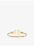 Tiffany & Co. wide wire bracelet 18ct yellow gold - British product