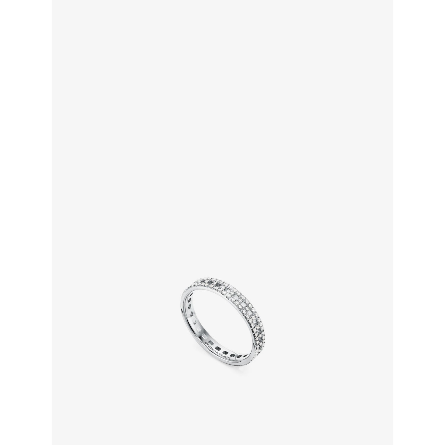 Tiffany & Co T True Narrow diamond ring 0.23ct, imported from the UK